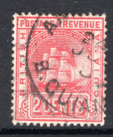 British Guiana 1907-10 Ship - Change Of Colour - 2c Rose-red Used (SG 253) - Guyane Britannique (...-1966)