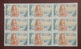 France 1970  Bloc De 9 Timbres  Neuf**  YV N° 1656 Louis XIV - Feuilles Complètes