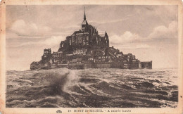 FRANCE - Mont St Michel - Vue Générale - A Marée Haute - Vue De La Mer - Carte Postale Ancienne - Le Mont Saint Michel