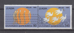 Griekenland 1995 Mi Nr 1874 + 1875 , Europa Vrede En Vrijheid, Paar - Unused Stamps