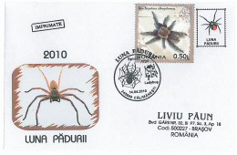 COV 23 - 930 SPIDER, Romania - Cover - Used - 2010 - Maximum Cards & Covers