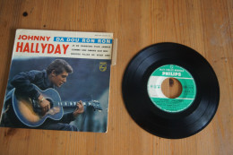 JOHNNY HALLYDAY DA DOU RON RON EP 1963 LANGUETTE VARIANTE - 45 Rpm - Maxi-Singles