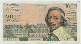 1000 FRANCS RICHELIEU G 1 9 1955 G 48239 A 179 - 1 000 F 1953-1957 ''Richelieu''