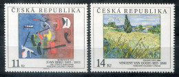 TSCHECHISCHE REPUBLIK 26-27 Mnh - Gemälde,Paintings,Peintures,Miró,van Gogh - CZECH REPUBLIC / RÉPUBLIQUE TCHÈQUE - Unused Stamps