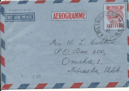 Australia Aerogramme Sent To USA Carlingford 15-11-1955 - Aerogramas