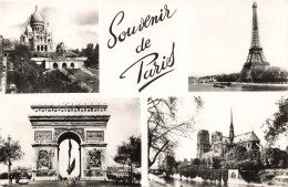 FRANCE - Souvenir De Paris - Paris - Multivues De Différents édifices En France - Carte Postale Ancienne - Panorama's