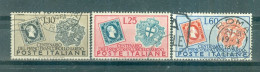 ITALIE - N°610 à 612 Oblitéré - Centenaire Du Timbre Sarde. - 1946-60: Used