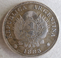 Argentine Tucuman 20 Centavos 1883  En Argent. - Argentina