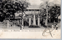 ILE MAURICE  -  MAURITIUS  -  Port Louis  -  Entrance Government House  -  N° 64 - Maurice