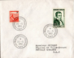 N°1891 V -cachet Salon Des Artistes Français -1953- - Temporary Postmarks