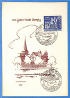 Saar - 1957 - Carte Postale FDC De Merzig - G30655 - Lettres & Documents
