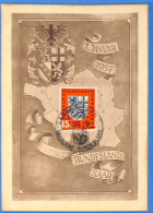 Saar - 1957 - Carte Postale FDC De Saarbrücken - G30639 - Brieven En Documenten