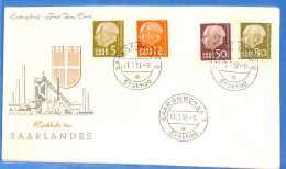 Saar - 1957 - Lettre FDC De Saarbrücken - G30632 - Lettres & Documents