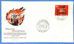 Saar - 1958 - Lettre FDC De Saarbrücken - G30612 - Lettres & Documents