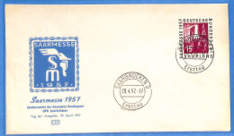 Saar - 1957 - Lettre FDC De Saarbrücken - G30611 - Lettres & Documents