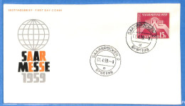 Saar - 1959 - Lettre FDC De Saarbrücken - G30608 - Briefe U. Dokumente