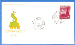 Saar - 1958 - Lettre FDC De Saarbrücken - G30604 - Cartas & Documentos