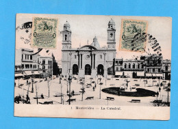 379 URUGUAY MONTEVIDEO  LA CATEDRAL - THE CHURCH   POSTAL POSTCARD - Uruguay