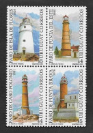 SD)2000 URUGUAY  FROM THE FAROS SERIES, B/4 TIMBRES MNH - Uruguay