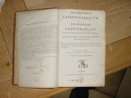 Livre Ancien Dictionnaire Latin Français Par Fr. Noel - Diccionarios