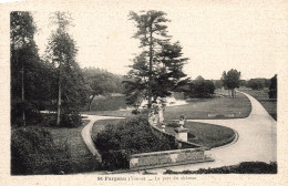 FRANCE - St Fargeau (Yonne) - Vue Générale Sur Le Parc Du Château - Carte Postale Ancienne - Saint Fargeau