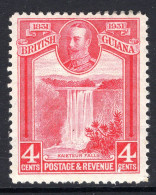 British Guiana 1931 KGV - Centenary Of County Union - 4c Kaieteur Falls HM (SG 285) - British Guiana (...-1966)