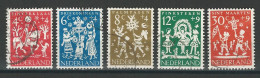 Niederlande NVPH 759-63 , Mi 767-71 O - Gebraucht