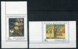 TSCHECHISCHE REPUBLIK 130-131 Mnh - Gemälde, Paintings, Peintures - CZECH REPUBLIC / RÉPUBLIQUE TCHÈQUE - Ungebraucht