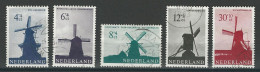 Niederlande NVPH 786-90 , Mi 794-98 O - Usados