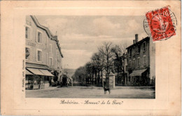 Ambérieu ?? Avenue De La Gare Ain Cpa Voyagée En 1911 En TB.Etat - Non Classés