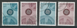 Niederlande NVPH 882-85 , Mi 878-79 X/y O - Oblitérés