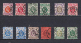 Lot De Vieux Timbres Oblitérés De Hong Kong époque Edouard VII - Used Stamps
