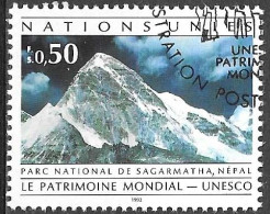 O.N.U. GENEVE - 1992 - PARCO NEPALESE DI SAGARMATHA - USATO (YVERT 222 - MICHEL 210) - Oblitérés