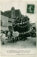 64 - T55540CPA - LEMBEYE - Cavalcade  29 Mars 1908 - Char De La Fanfare - Tambour Geant - Très Bon état - PYRENEES-ATLAN - Lembeye