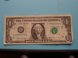 1 $ U.S. One Dollar - Federal Reserve Note ( See SCANS For Detail ) ! - Biljetten Van De  Federal Reserve (1928-...)