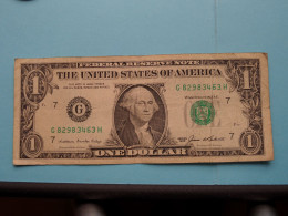 1 $ U.S. One Dollar - Federal Reserve Note ( See SCANS For Detail ) ! - Federal Reserve (1928-...)