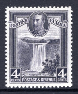 British Guiana 1934-51 KGV Pictorials - 4c Kaieteur Falls HM (SG 291) - Guyane Britannique (...-1966)