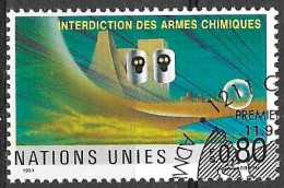 O.N.U. GENEVE - 1991 - INTERDIZIONE ARMI CHIMICHE  - F. 0,80 - USATO (YVERT 212 - MICHEL 204) - Used Stamps