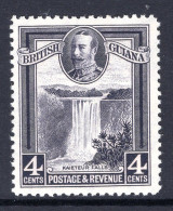 British Guiana 1934-51 KGV Pictorials - 4c Kaieteur Falls HM (SG 291) - Brits-Guiana (...-1966)