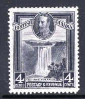 British Guiana 1934-51 KGV Pictorials - 4c Kaieteur Falls HM (SG 291) - Britisch-Guayana (...-1966)