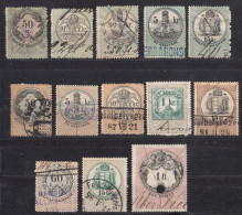 Hungary Revenue Stamps Lot - Steuermarken