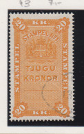 Zweden Fiskale Zegel Cat. Barefoot : Staempel (Adjustments) 45A - Revenue Stamps