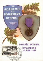 N°1909 V -cachet Congrès Nation -académie Du Dévouement National- - Matasellos Provisorios