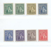 VENEZUELA 1940 - 1943 DIEGO URBANEJA SET OF 8 VALUES MINT HINGED SCOTT 357/63 - Venezuela