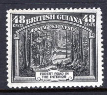 British Guiana 1934-51 KGV Pictorials - 48c Forest Road HM (SG 295) - British Guiana (...-1966)