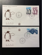 Enveloppes 1er Jour "Oiseaux - Manchot" - 15/12/1980 - 86/87/88 - TAAF - Terre Adélie - FDC