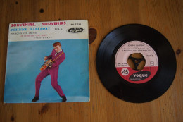 JOHNNY HALLYDAY SOUVENIRS SOUVENIRS  EP   1960 VARIANTE  LANGUETTE VALEUR+ - 45 T - Maxi-Single