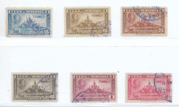 VENEZUELA 1940 SIMON BOLIVAR AND CARABOBO MONUMENT SCOTT C136/41 MI 333/8 - Venezuela