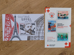 2 Blocs Feuillets  , 2023 Croix Rouge Et Gustave Eifffel - Ongebruikt