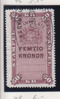 Zweden Fiskale Zegel Cat. Barefoot : Staempel (Adjustments) 48A - Revenue Stamps